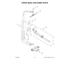 Maytag MDB8959SKB1 upper wash and rinse parts diagram