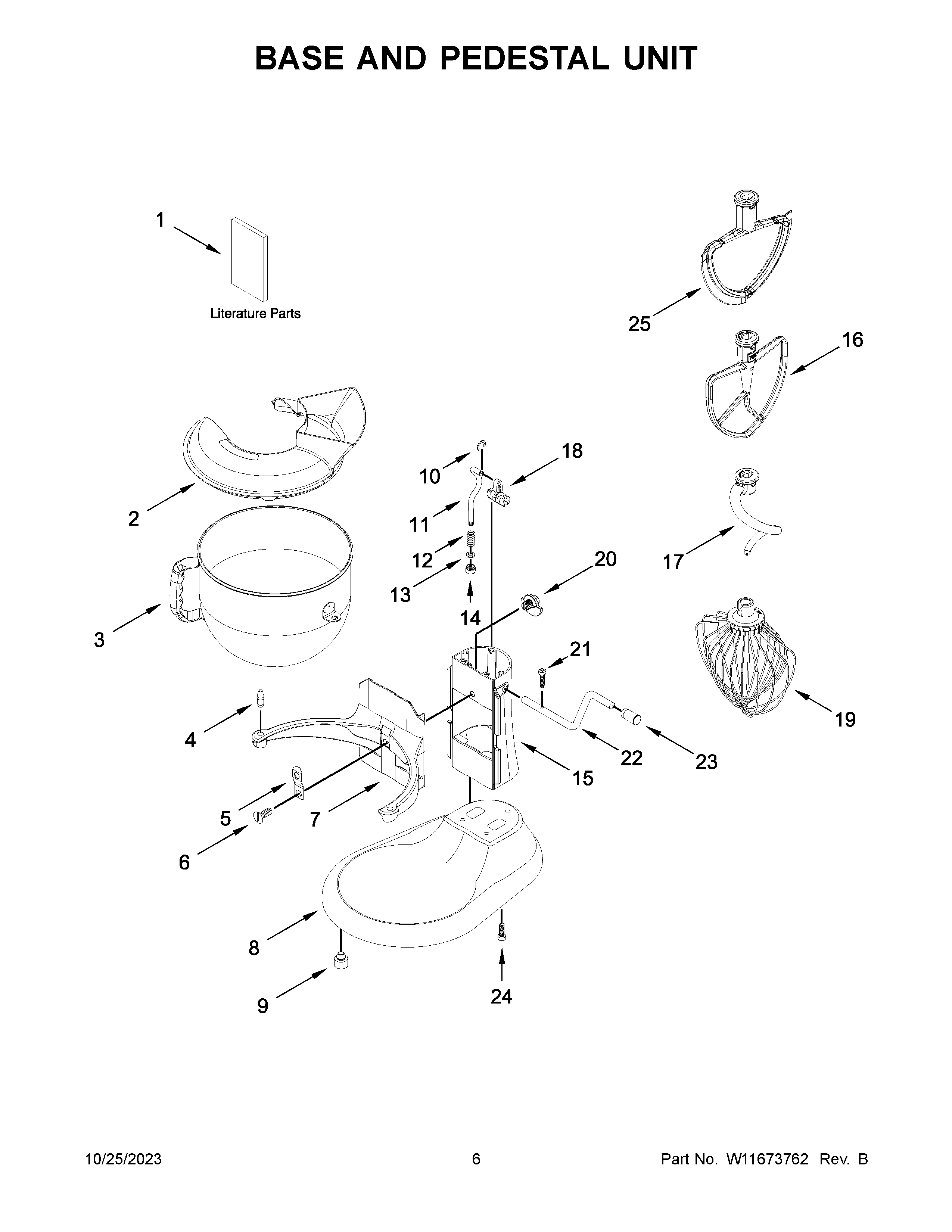 Base and pedestal unit