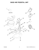 Base and pedestal unit