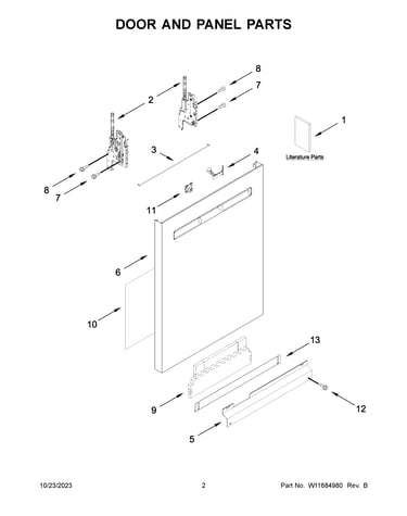 Door and panel parts