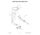 Maytag MDB8959SKW2 upper wash and rinse parts diagram