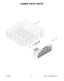 Lower rack parts