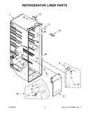 Refrigerator liner parts