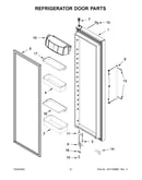 Refrigerator door parts