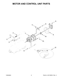 Motor and control unit parts