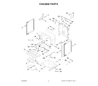 Whirlpool YWFE505W0JW4 chassis parts diagram