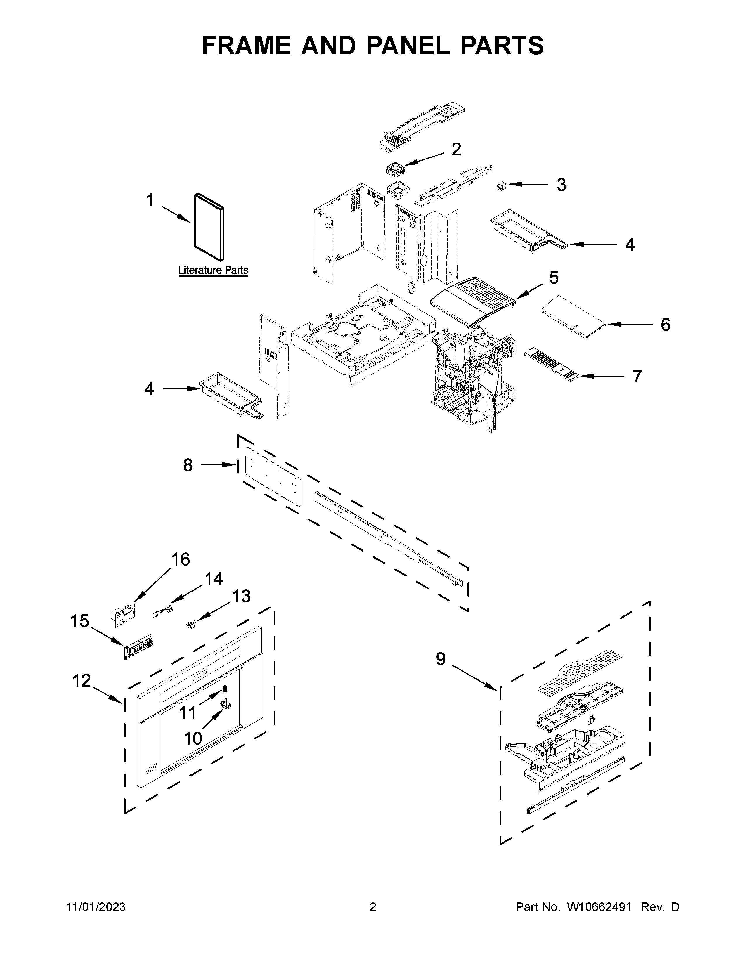 FRAME AND PANEL PARTS