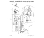 Jenn-Air JBC7624BS0 grinder, diverter and water heater parts diagram