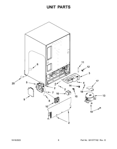 Unit parts