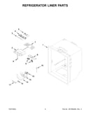 Refrigerator liner parts