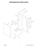 Refrigerator door parts