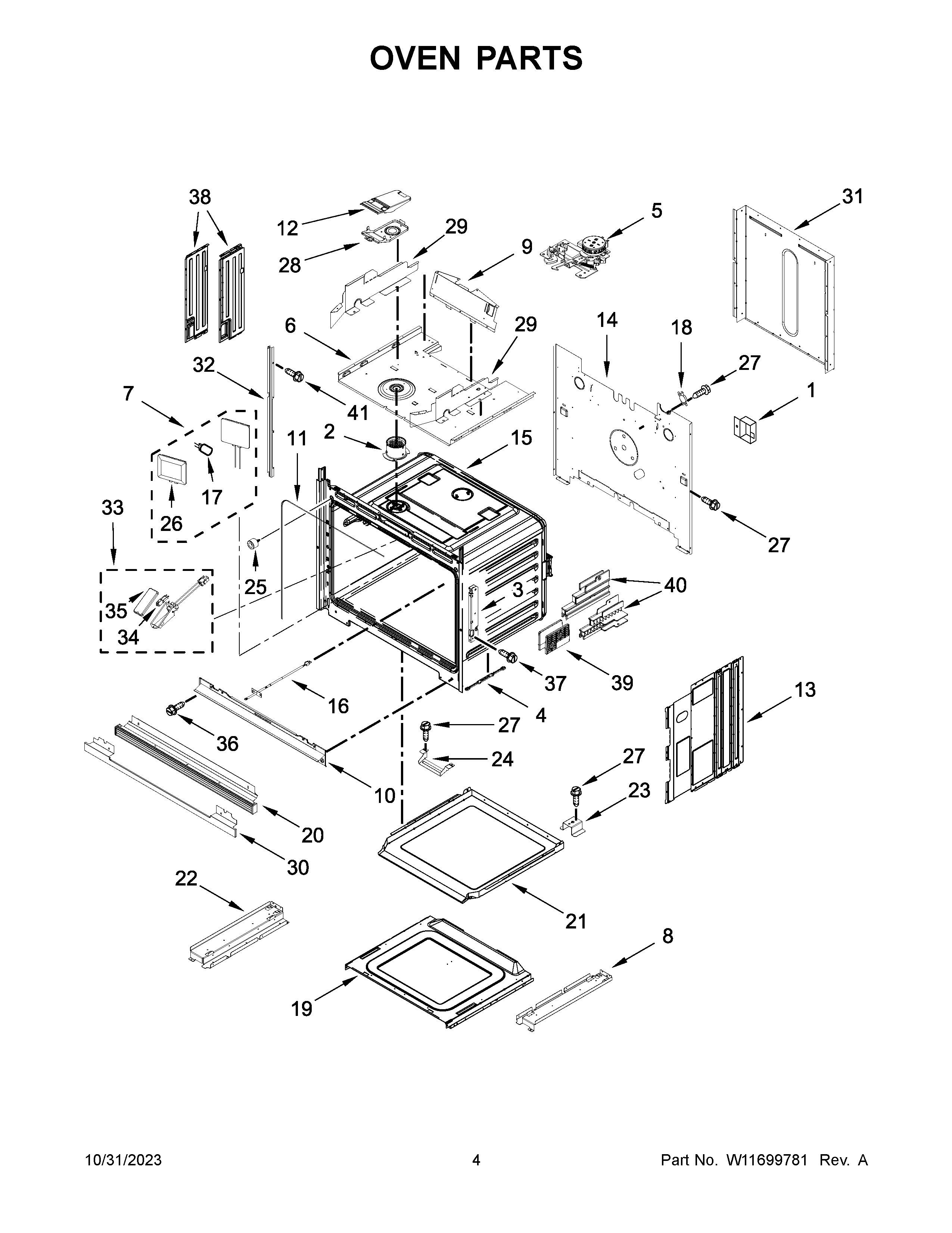 OVEN PARTS