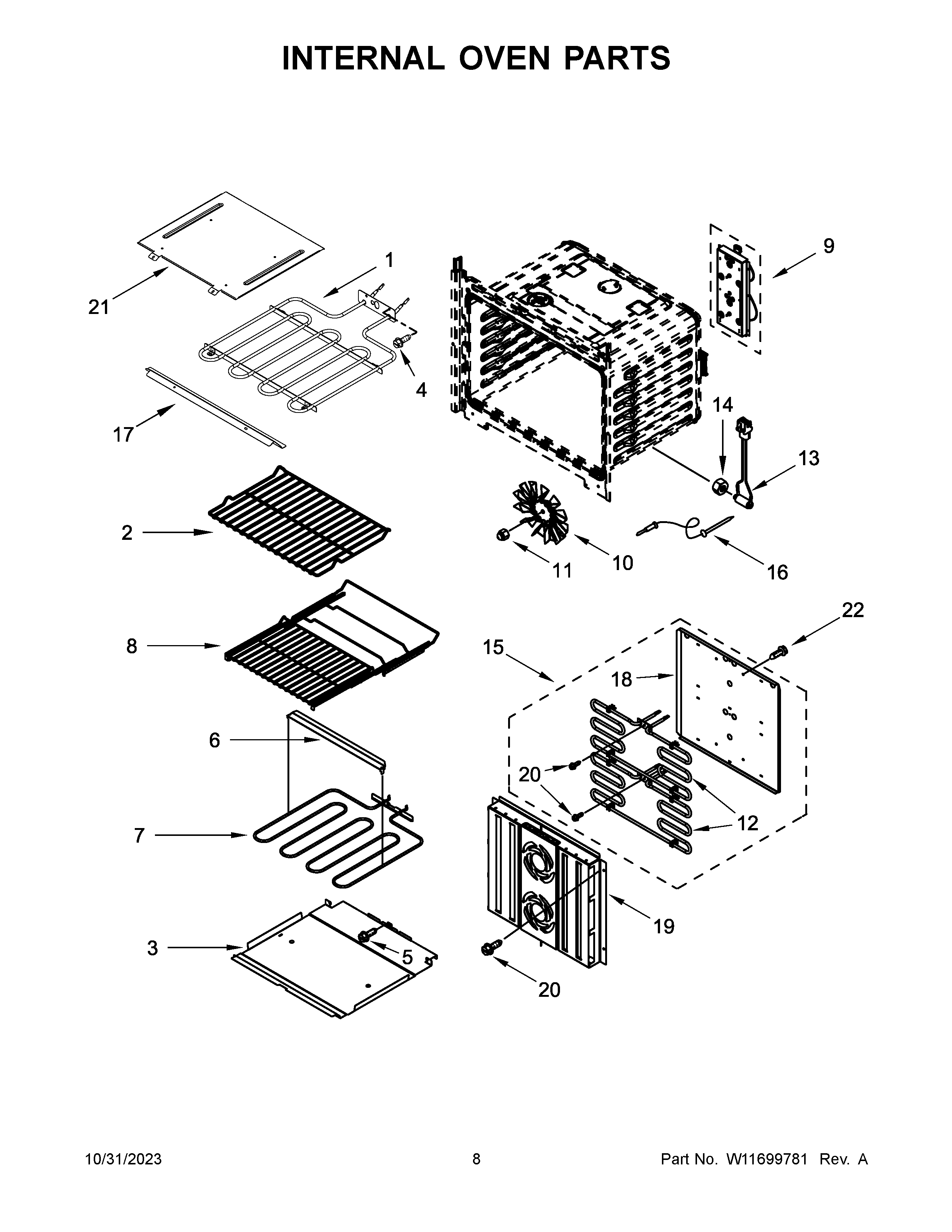 INTERNAL OVEN PARTS