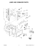Liner and icemaker parts