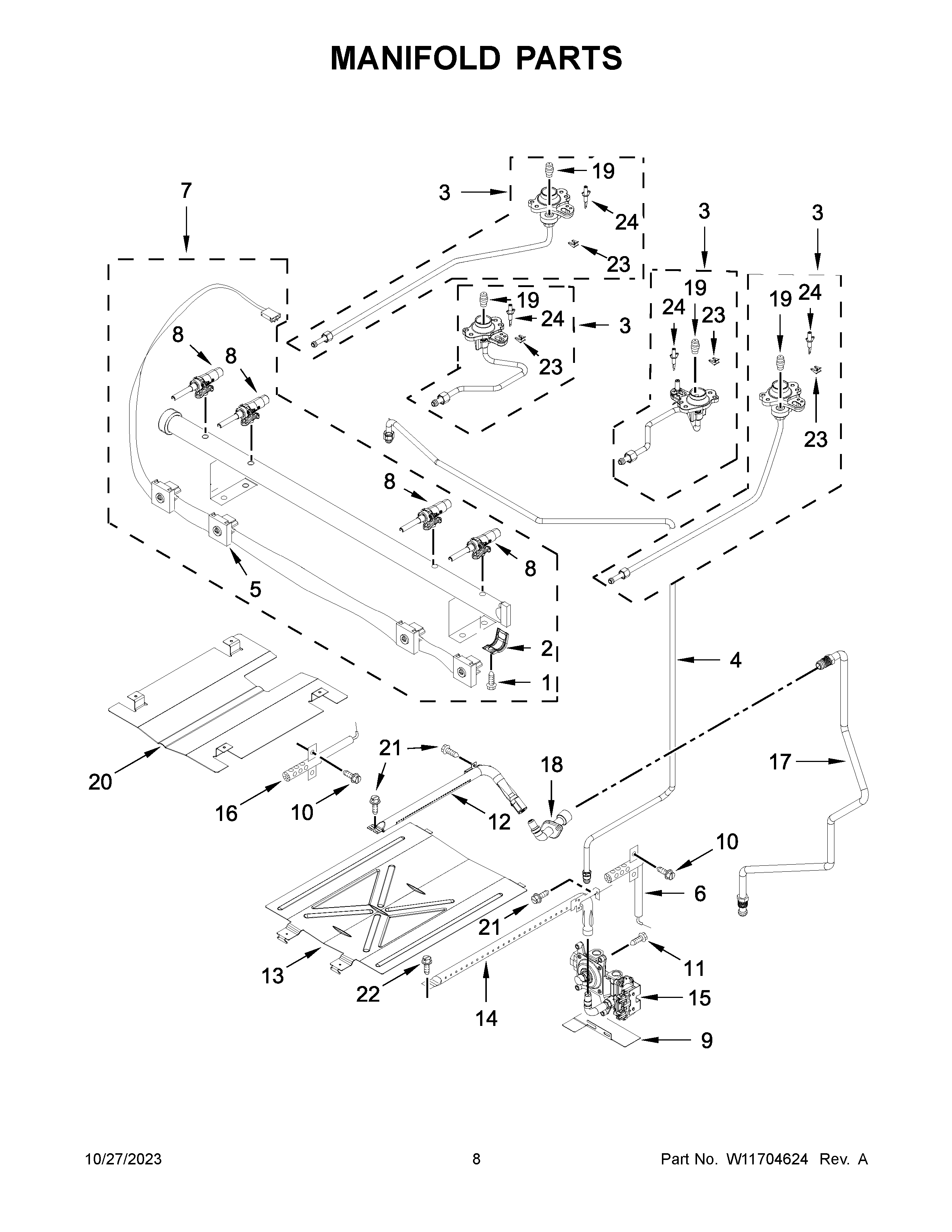 Manifold parts