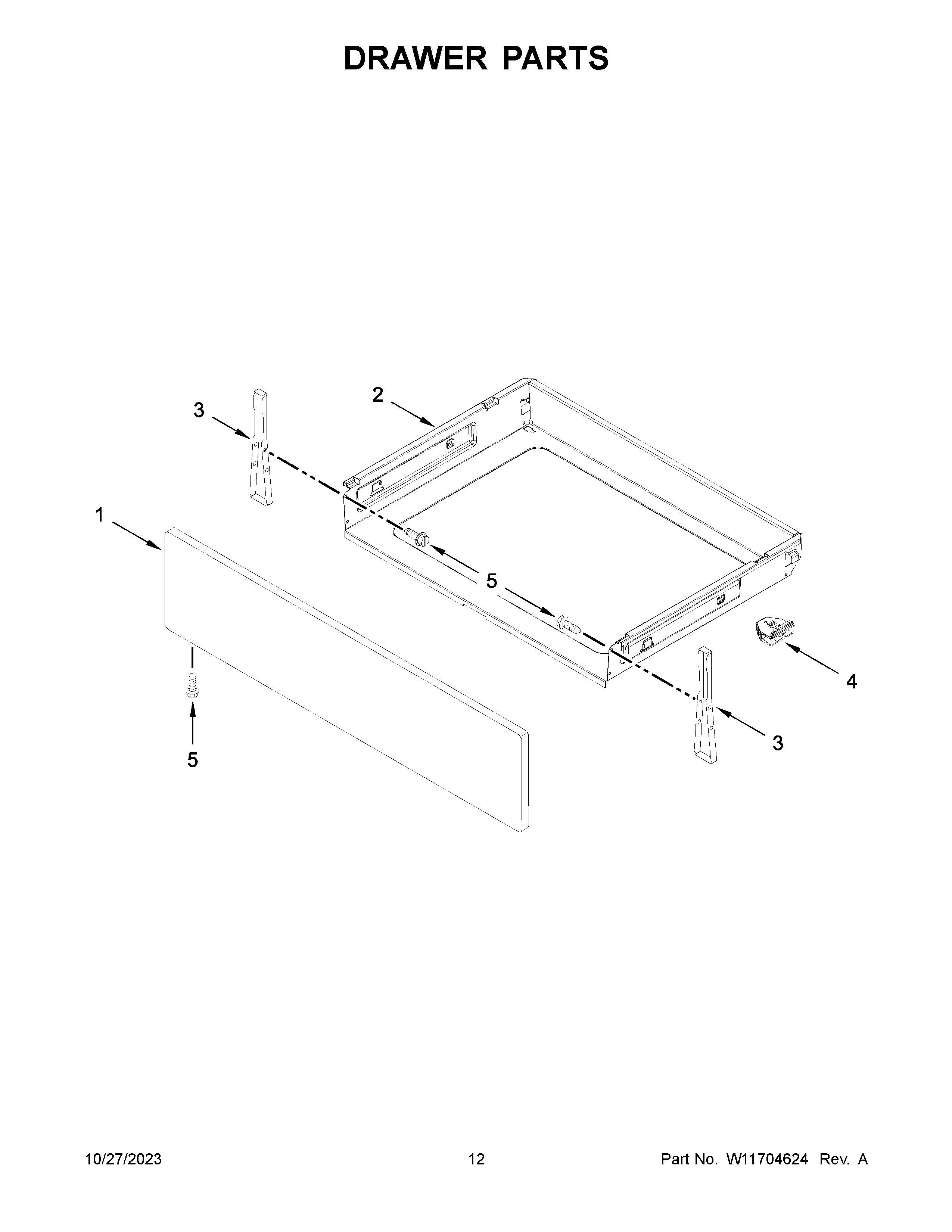 Drawer parts