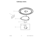 Whirlpool YWMH31017HB07 turntable parts diagram