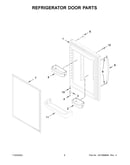 Refrigerator door parts