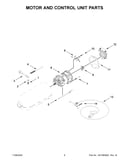 Motor and control unit parts