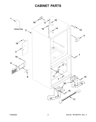 Cabinet parts