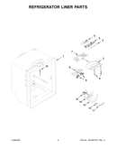 Refrigerator liner parts