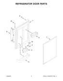 Refrigerator door parts