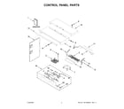 Jenn-Air JMW2430LM03 control panel parts diagram