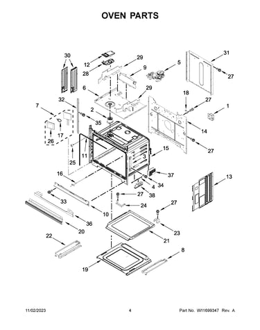 Oven parts
