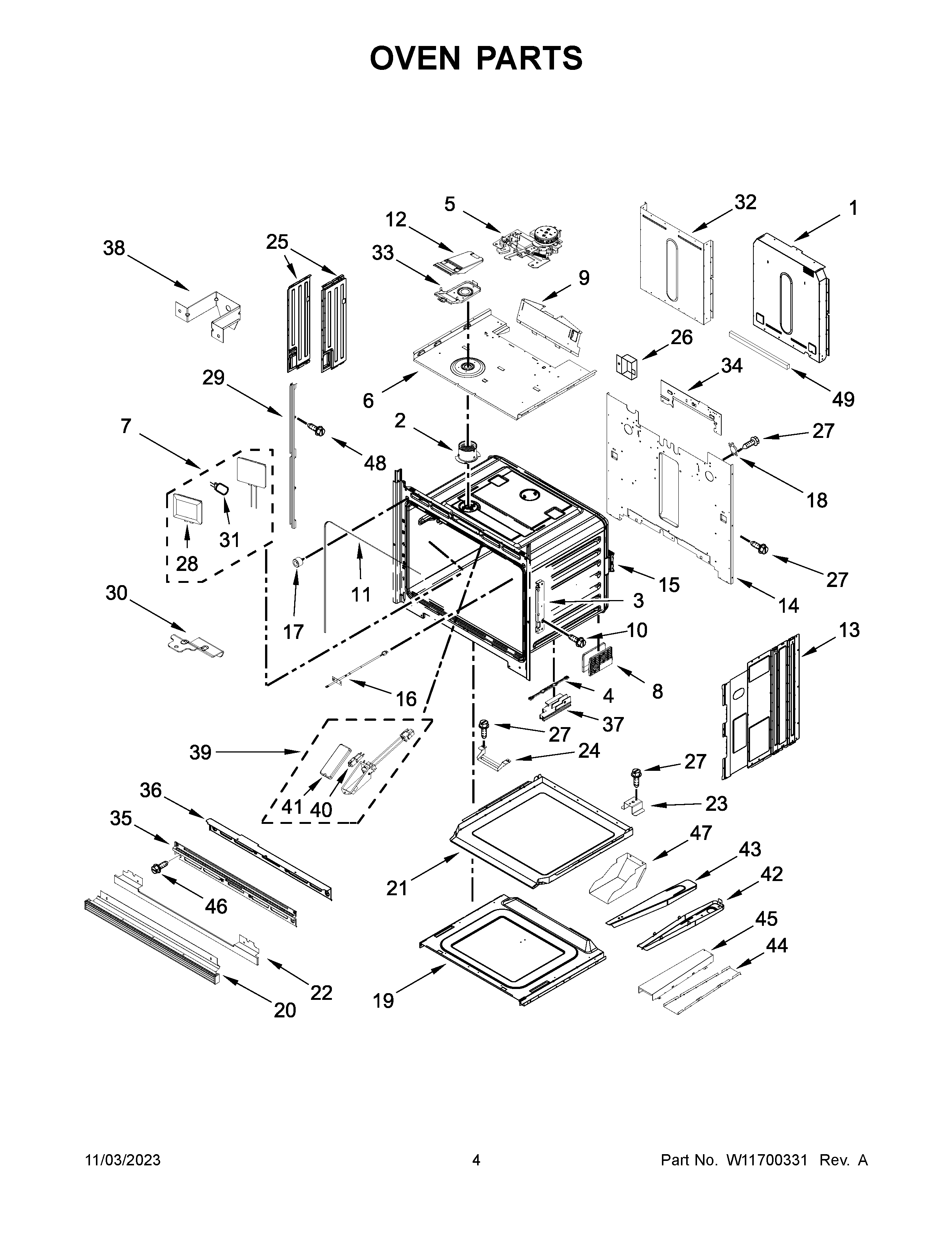 Oven parts
