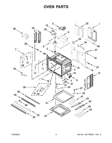 Oven parts