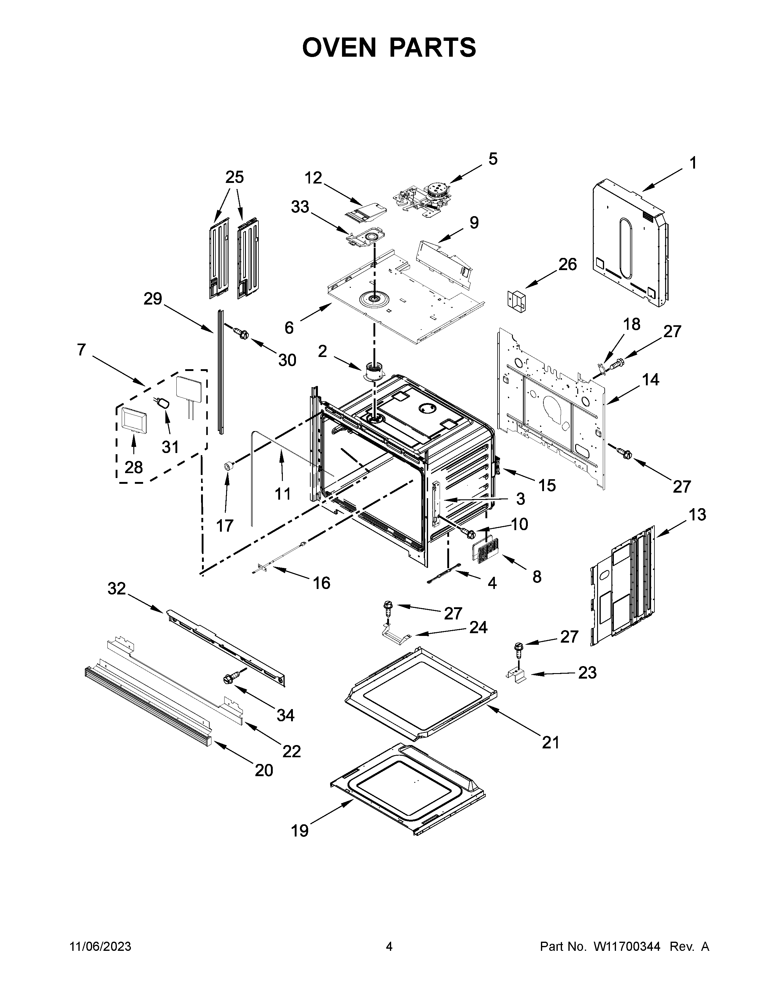 Oven parts