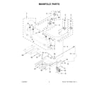 Whirlpool WFG515S0MB1 manifold parts diagram