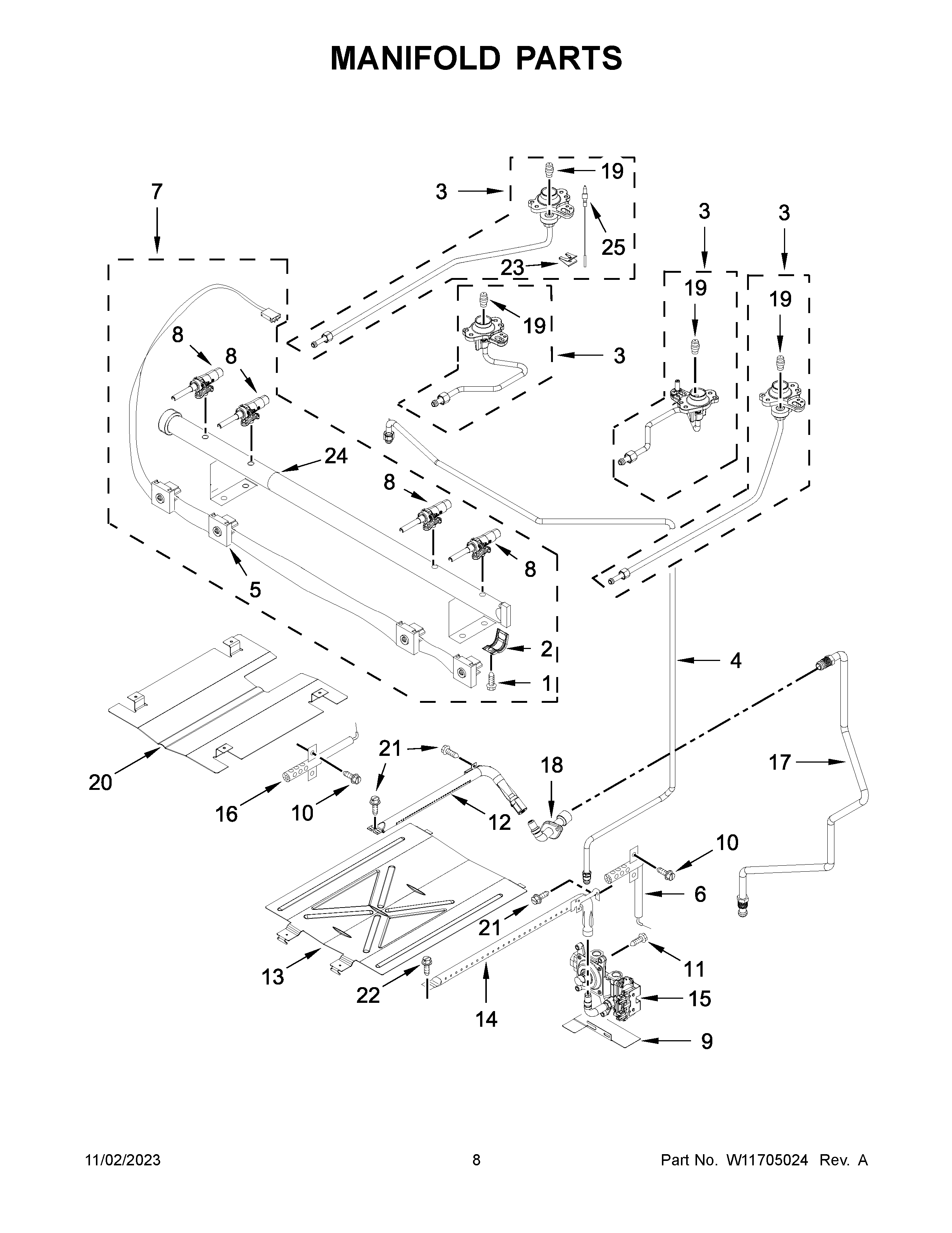 Manifold parts