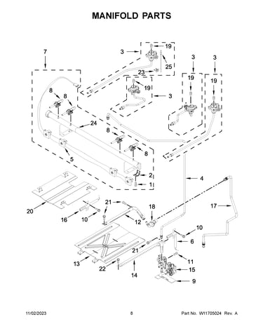 Manifold parts