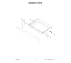 Whirlpool WFG515S0MW1 drawer parts diagram