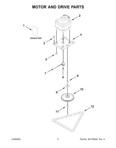 Motor and drive parts