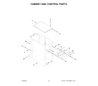 Whirlpool GACP15XXMG5 cabinet and control parts diagram