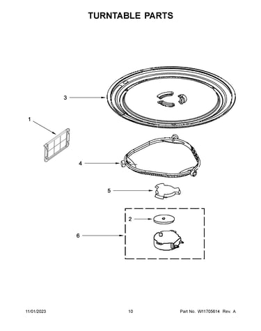 Turntable parts