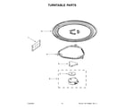 Amana YAMV2307PFW07 turntable parts diagram