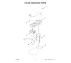 KitchenAid KSM70SKQXVB0 color variation parts diagram