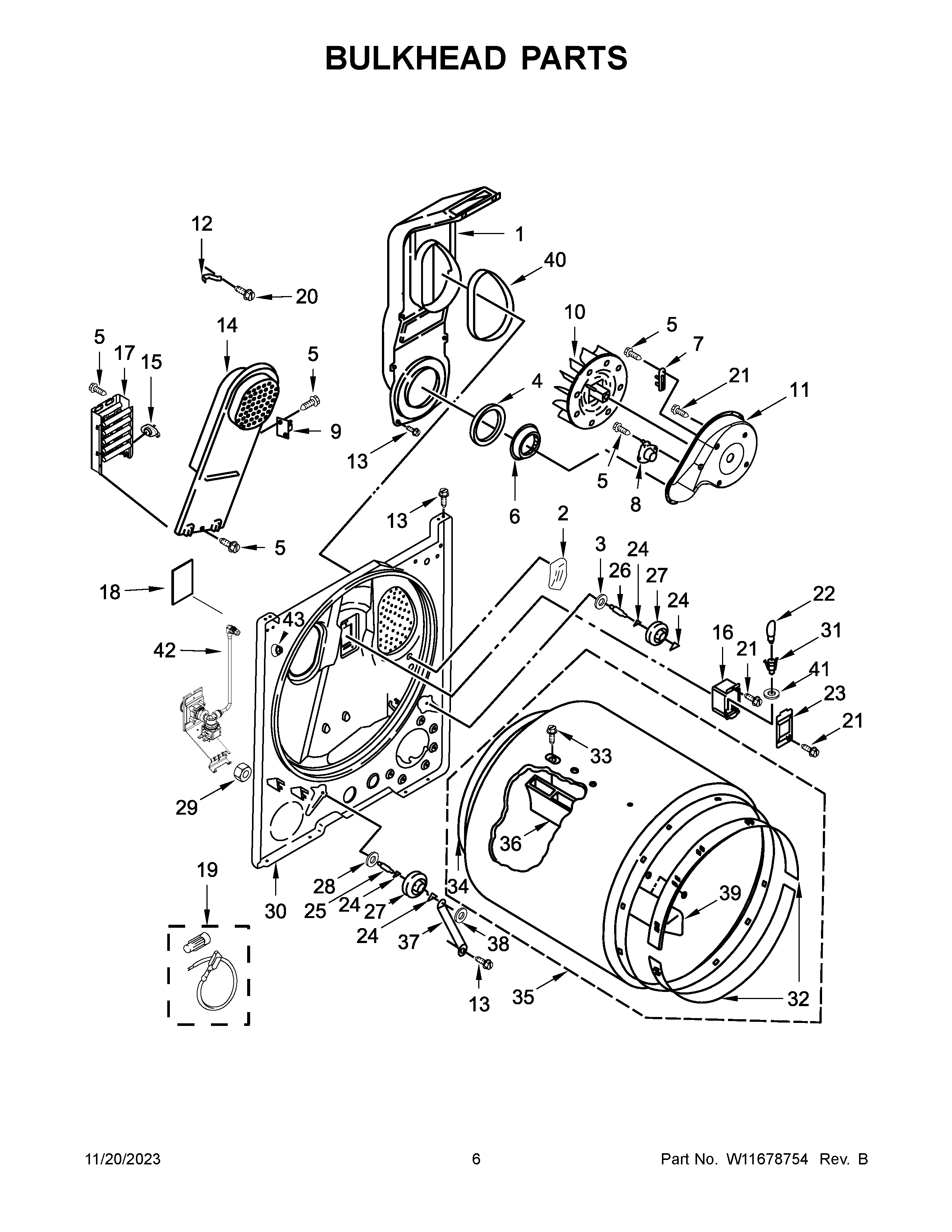 Bulkhead parts