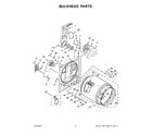 Roper RED4516FW1 bulkhead parts diagram