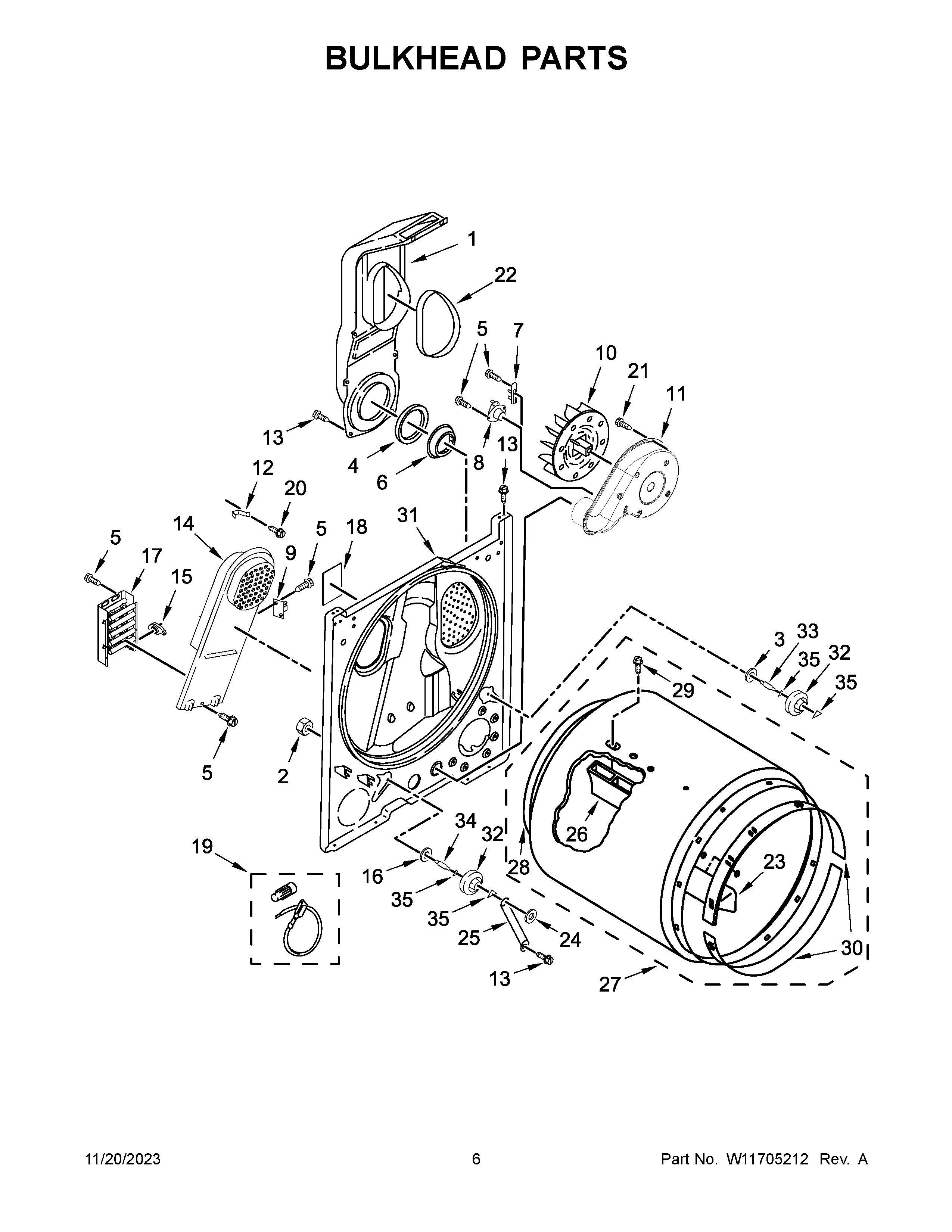 Bulkhead parts