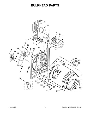 Bulkhead parts