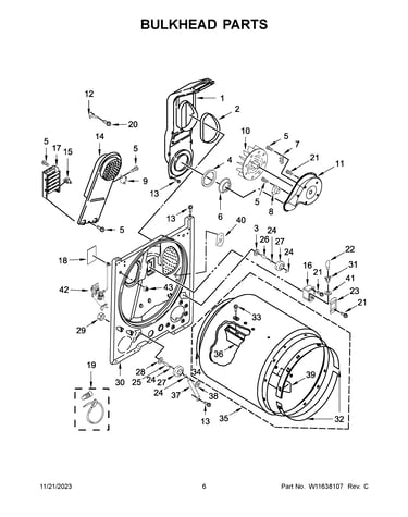 Bulkhead parts