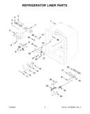 Refrigerator liner parts