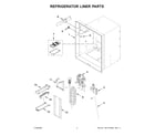Maytag MFI2570FEZ15 refrigerator liner parts diagram