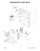 Refrigerator liner parts