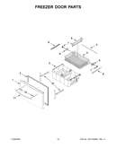 Freezer door parts
