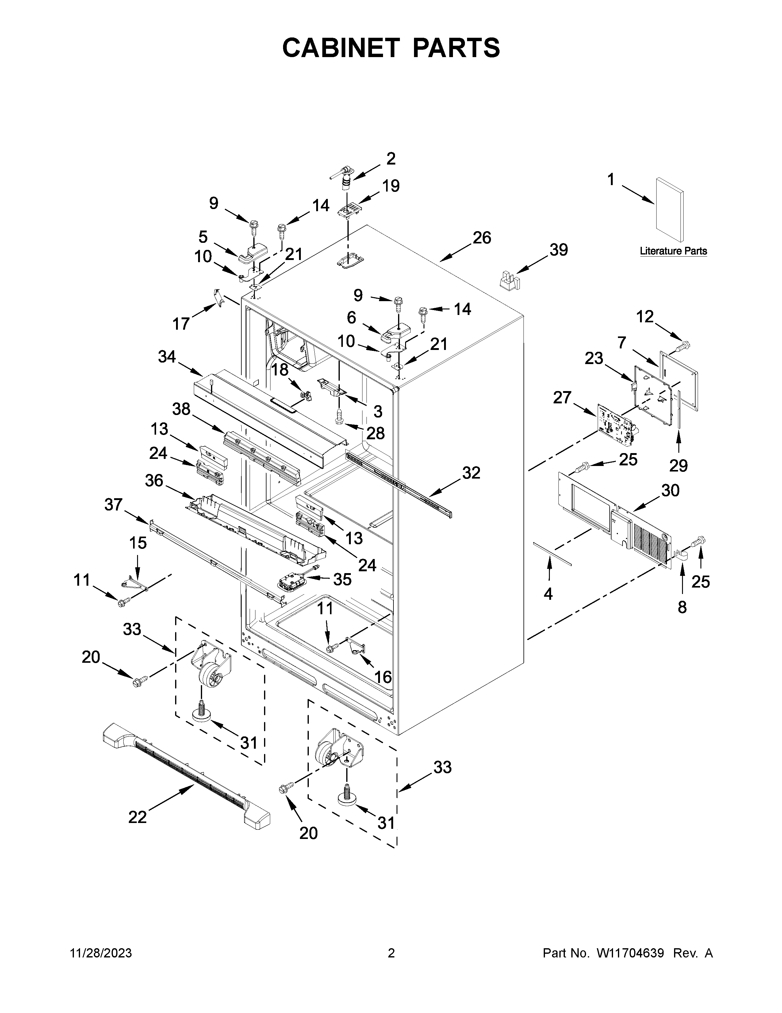 CABINET PARTS